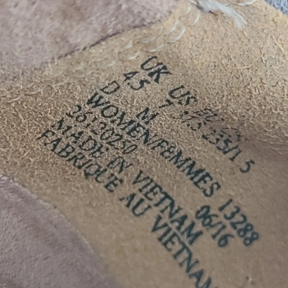 Clarks Candra Blush‎ Grey Suede Flat Size 7